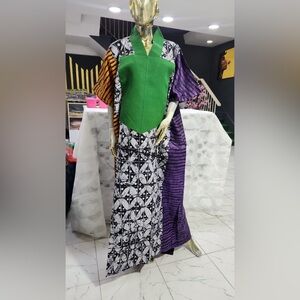 Beautiful Caftan/Kaftan Bubu Dress. Adire